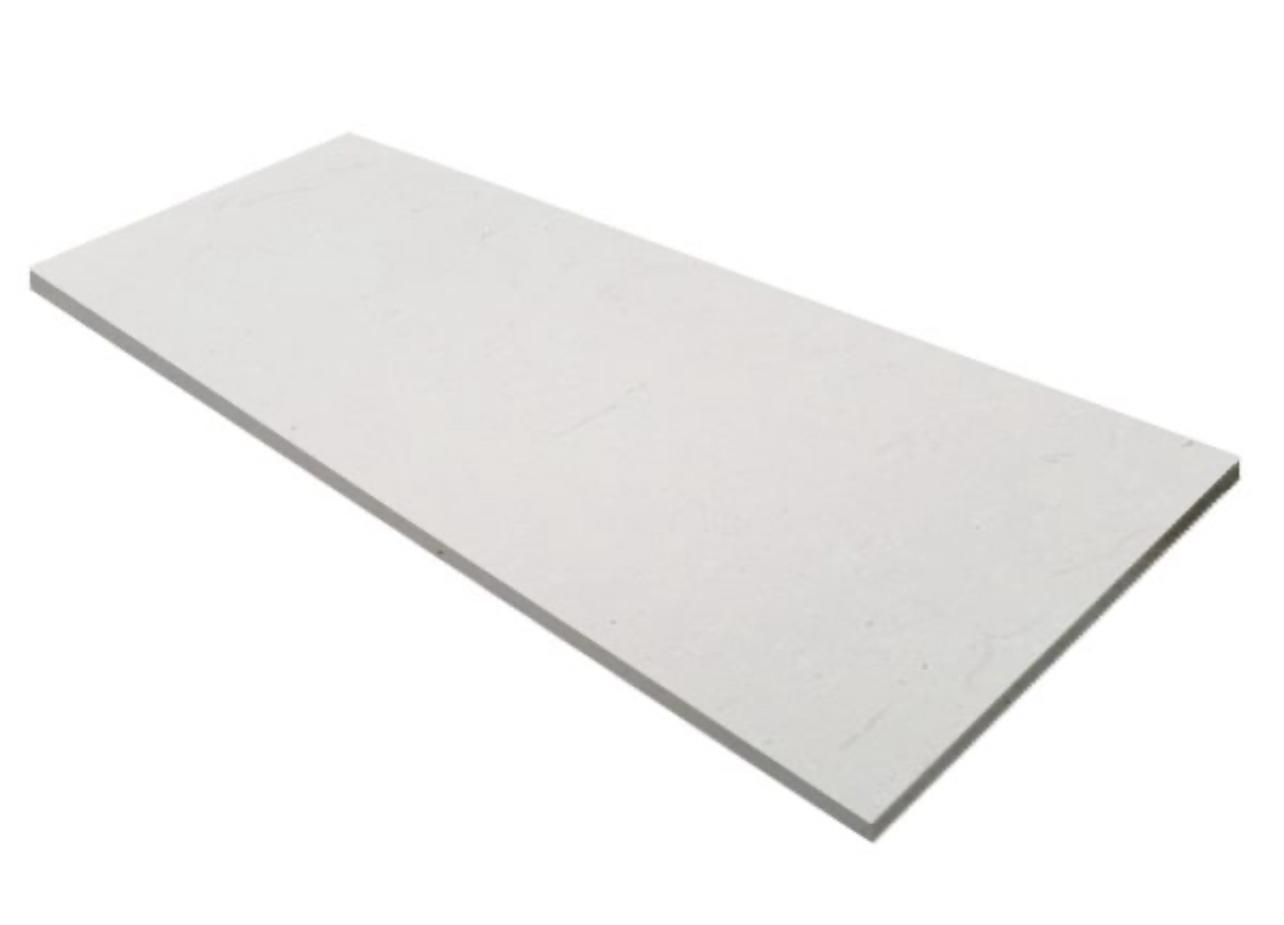Paso japonés rectangular caliza blanca